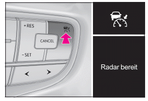 Lexus UX. Dynamische Radar-Geschwindigkeitsregelung