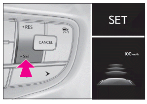 Lexus UX. Dynamische Radar-Geschwindigkeitsregelung