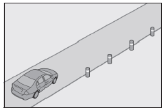 Lexus UX. LTA (Spurfolge-Assistent)