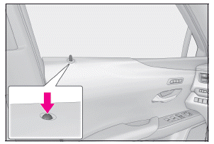 Lexus UX. Öffnen, Schließen und Verriegeln der Türen