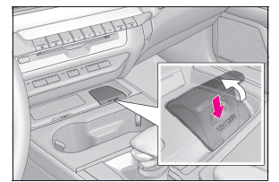 Lexus UX. Verwenden der weiteren Innenraumausstattung