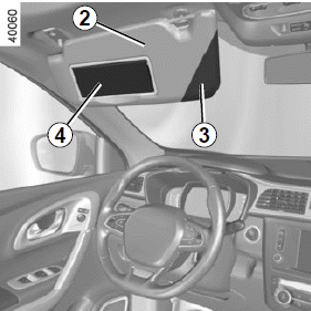 Renault Kadjar. ABLAGEFÄCHER, AUSRÜSTUNG FAHRGASTRAUM