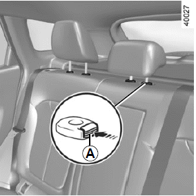 Renault Kadjar. KOPFSTÜTZEN HINTEN