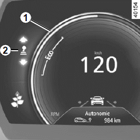 Renault Kadjar. EMPFEHLUNGEN ZUR FAHRWEISE, ENERGIESPARENDE FAHRWEISE