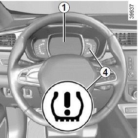 Renault Kadjar. AUTOMATISCHE REIFENDRUCKKONTROLLE