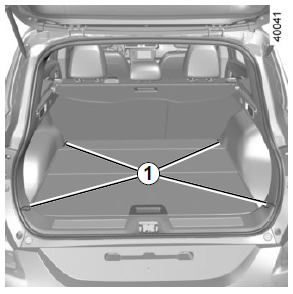 Renault Kadjar. TRANSPORT VON GEGENSTÄNDEN IM GEPÄCKRAUM