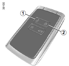 Renault Kadjar. KEYCARD: Spezialverriegelung