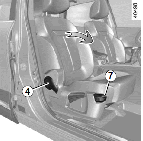 Renault Kadjar. VORDERSITZE MIT MANUELLER VERSTELLUNG