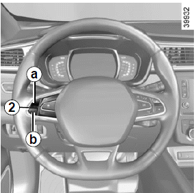 Renault Kadjar. TEMPOMAT: Regler-Funktion