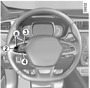 Renault Kadjar. TEMPOMAT: Regler-Funktion