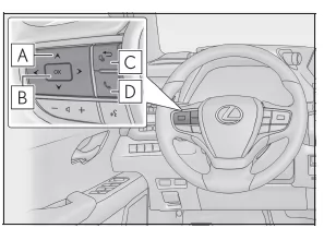 Lexus UX. Multi-Informationsdisplay