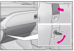 Lexus UX. Verwenden der Ablagemöglichkeiten