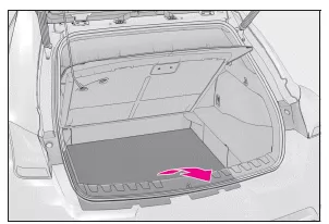Lexus UX. Verwenden der Ablagemöglichkeiten