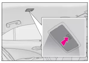 Lexus UX. Verwenden der Innenraumleuchten