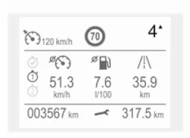 Opel Grandland X. Displays
