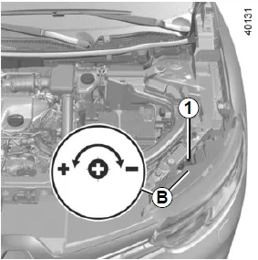 Renault Kadjar. LEUCHTWEITENREGULIERUNG