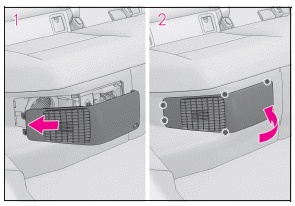 Lexus UX. Reinigen der Lufteinlassöffnung und des Filters der Hybridbatterie (Traktionsbatterie)